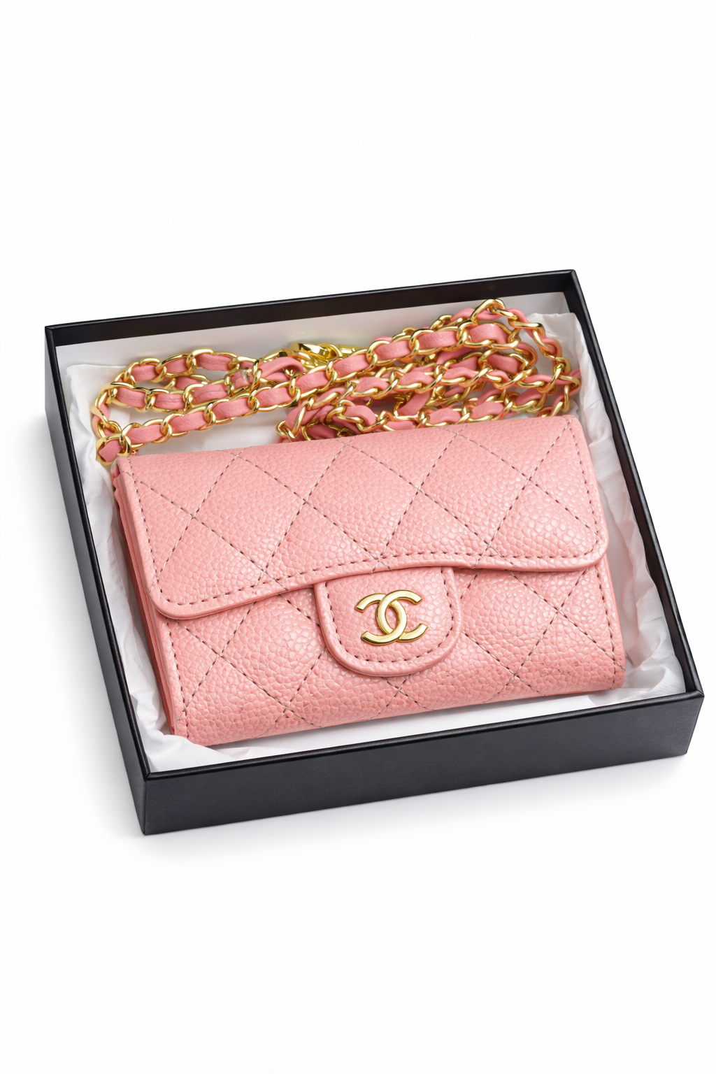 Mini Sac CC rose pâle