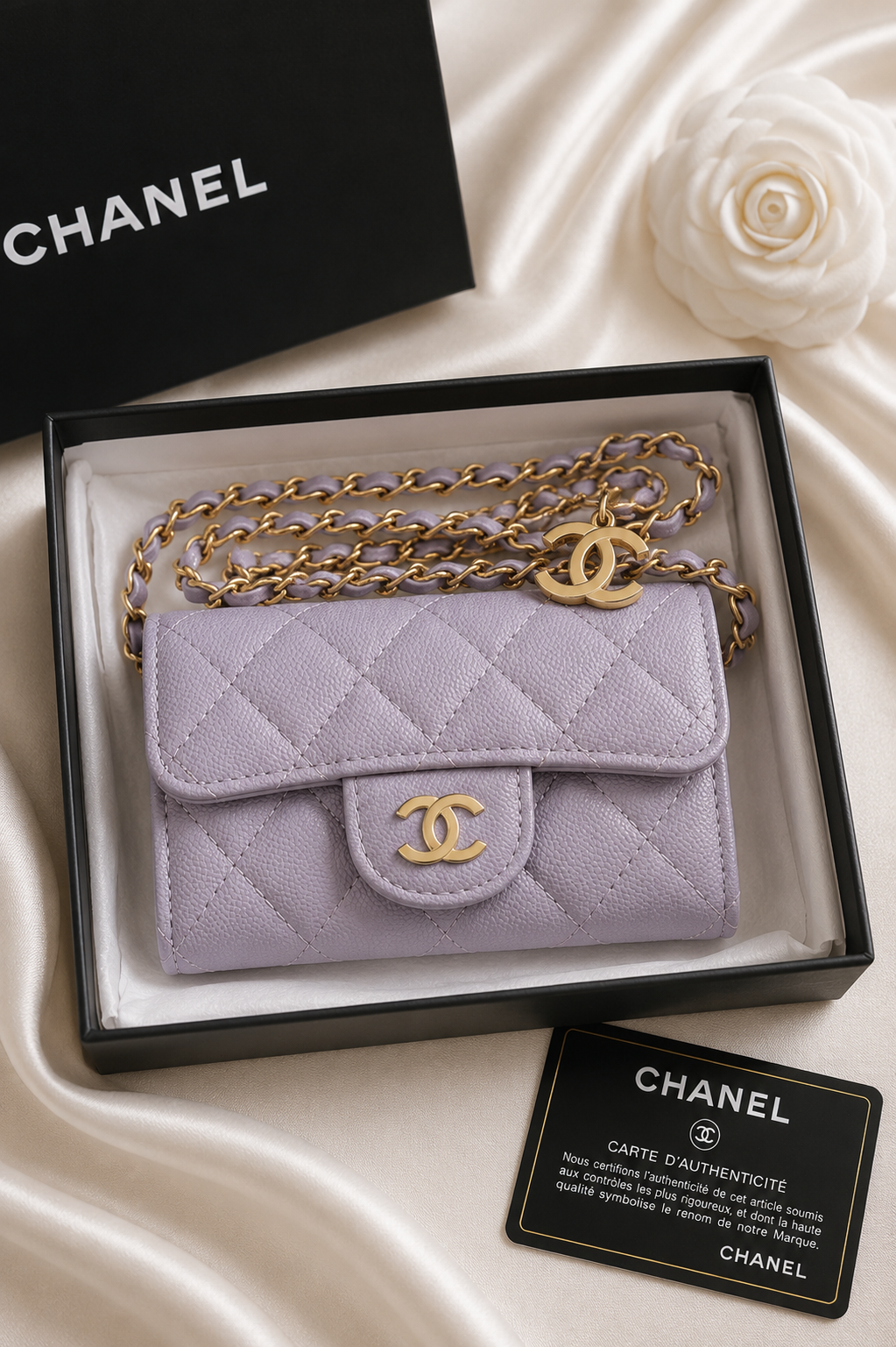 Mini Sac CC violet clair